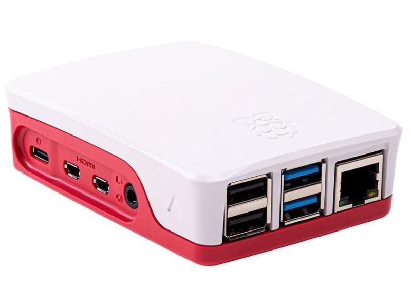 Raspberry Pi boîtier pour Raspberry Pi 4 Model B Rouge/Blanc
