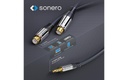 sonero Câble audio jack 3.5 mm - Cinch 0.25 m