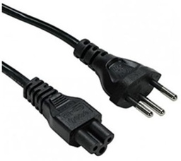[câble] Notebook cordon d'alimentation T12 - C5, 3 pôles 1,8m noir