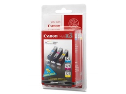 [2934B015] Canon Kit d'encre CLI-521PA C, M, Y