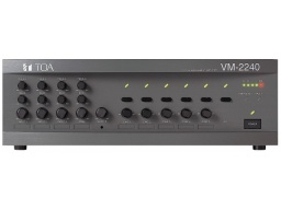 TOA VM-2240 ER - Ampli mélangeur 240W@100V, 5 zones