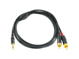 [câble] Cordial Câble audio CFY 1.5 WCC Câble Jack 3.5-Cinch 1.5m
