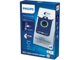 [Petit ménager] Philips Sac filtrant pour aspirateur s-Bag FC8021/03 4 Pièce/s