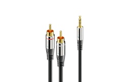 [S-AC600-001] sonero Câble audio jack 3.5 mm - Cinch 1 m