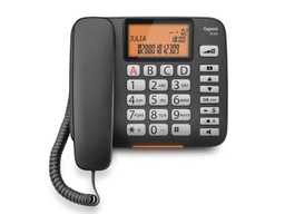 [S30350-S216-R101] Gigaset Téléphone de bureau DL580 Noir