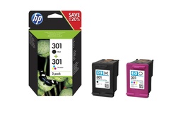 HP Combo Pack No. 301 (Encre N9J72AE) C/M/Y/BK