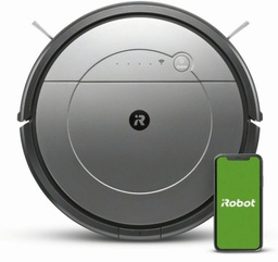iRobot Aspirateur robot Roomba Combo r1138 inklusive gris - noir