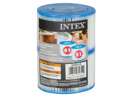 [29001] Intex Cartouche de filtre pour piscine Pure Spa Typ S1 double emballage