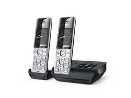 [L36852-H3023-F101] Gigaset Téléphone sans fil Comfort 500A Duo Noir/Argenté