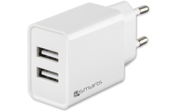 [4S465559] 4smarts Chargeur mural USB VoltPlug Dual 12W