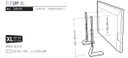 FitUp XL Support table 40&quot; à 65&quot; ERARD - disponible à Cossonay