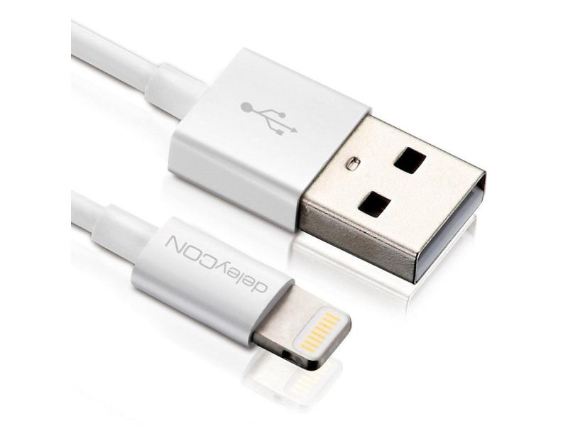 deleyCON Câble USB 2.0 USB A - Lightning 0.15 m - disponible à Cossonay - Expert Rochat SA
