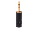 Bemero Connecteur BC3001BK-M Prise jack stéréo 3,5 mm noir