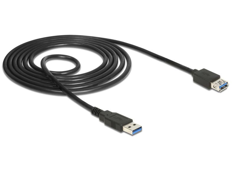 Delock Câble de prolongation USB 3.0 A - A 1.5 m