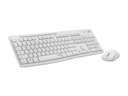 Logitech Kit clavier-souris MK295 White Mise en page CH