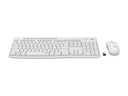 Logitech Kit clavier-souris MK295 White Mise en page CH