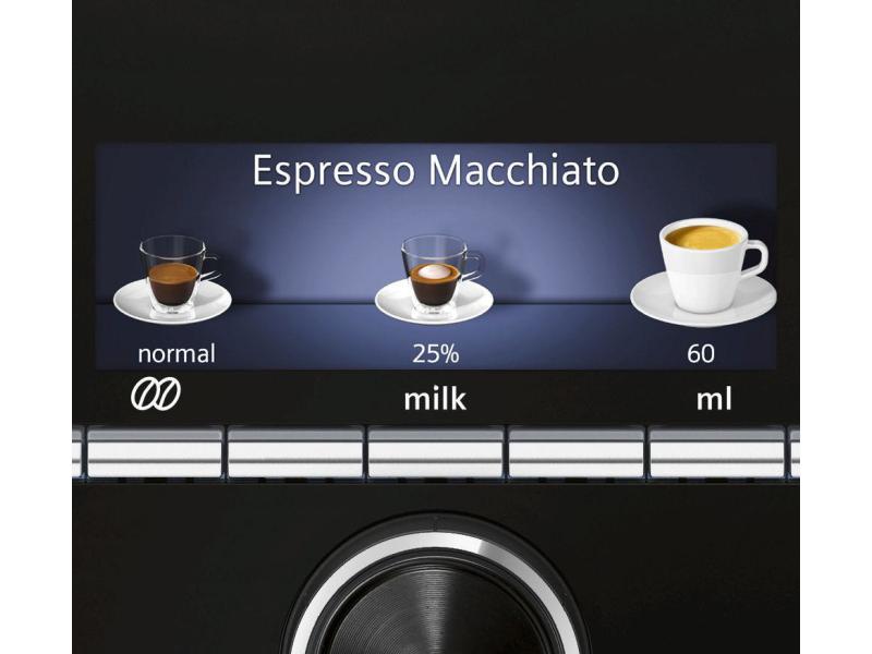 Siemens Machine à café automatique TI923509DE Argenté, Noir
