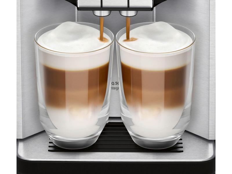 Siemens Machine à café automatique EQ.500 integral Noir, Argenté