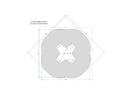 Euromet Fixation de plafond ARAKNO Maxi Blanc - disponible à Cossonay
