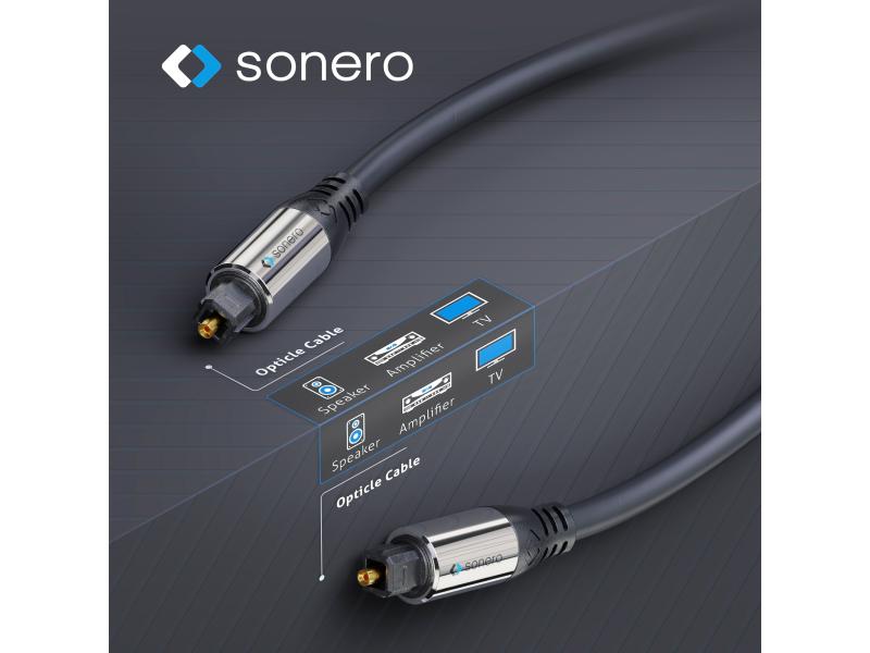 sonero Câble audio TOSLINK - TOSLINK 1 m