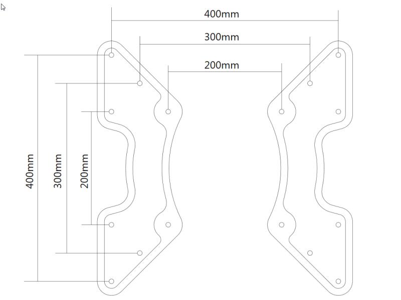 Neomounts by NewStar Plaque VESA FPMA-VESA440 panneau VESA