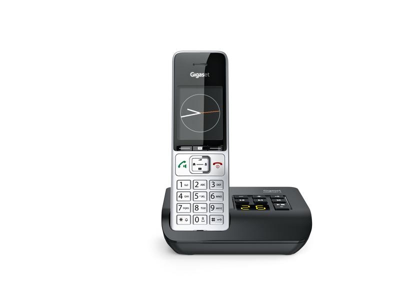 Gigaset Téléphone sans fil Comfort 500A Noir/Argenté