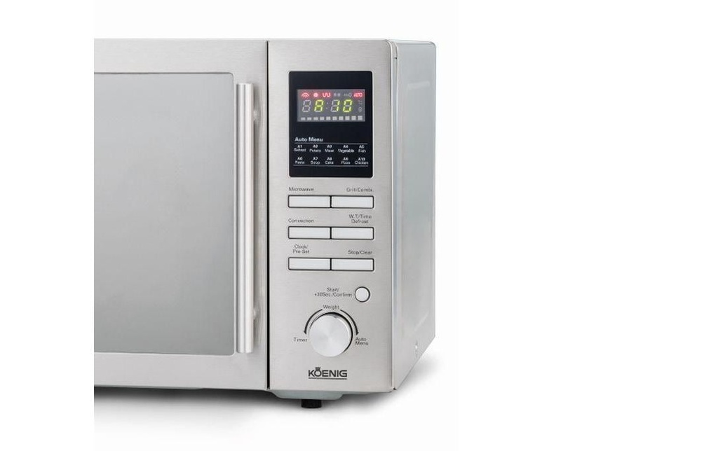 Koenig Four à micro-ondes grill 3-in-1 Argenté - disponible à Cossonay (vaud)