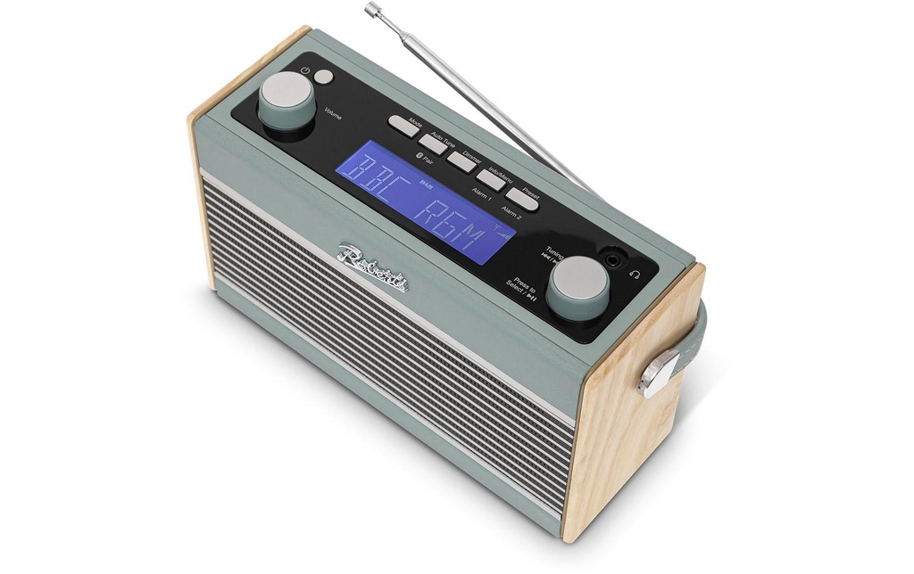 Roberts Radio DAB+ Rambler Stereo Pastel Blue