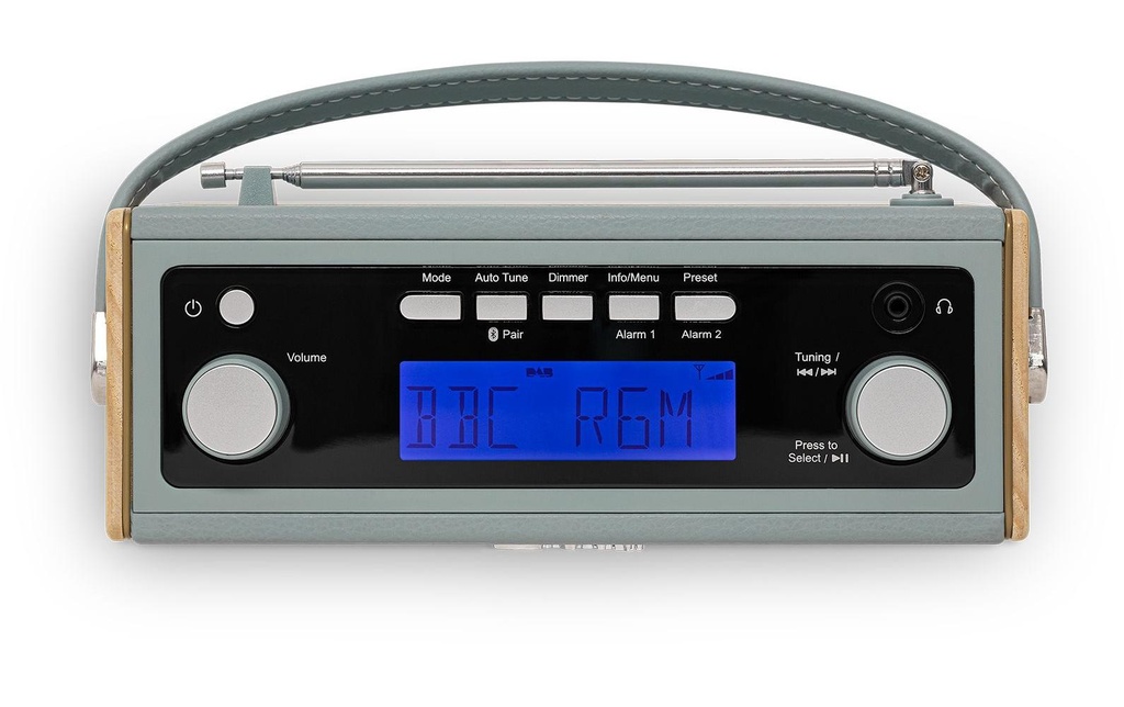 Roberts Radio DAB+ Rambler Stereo Pastel Blue