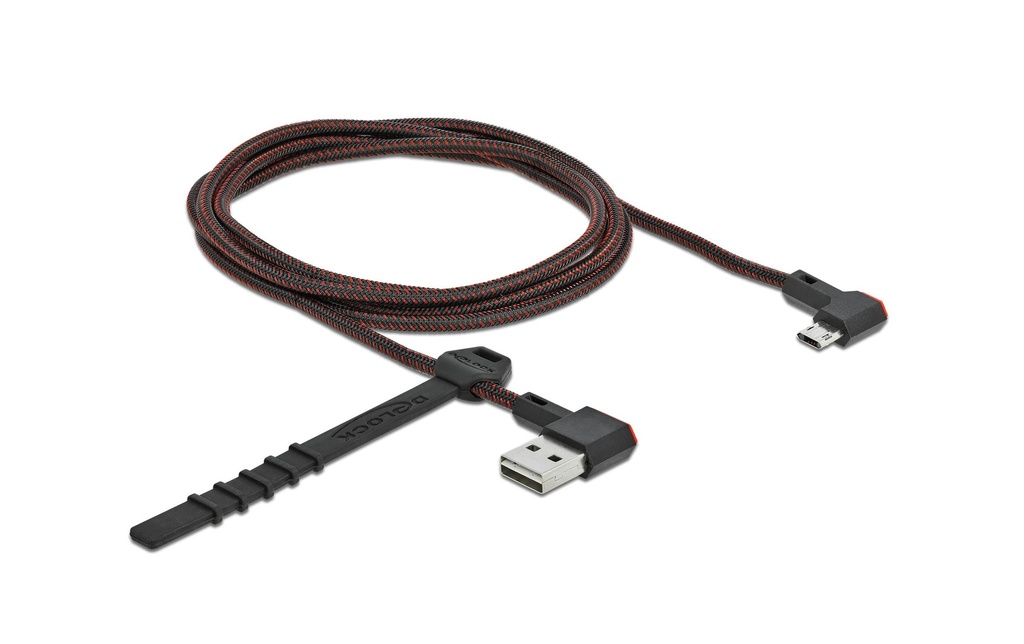 Delock Câble USB EASY-USB, coudé USB A - Micro-USB B 1.5 m