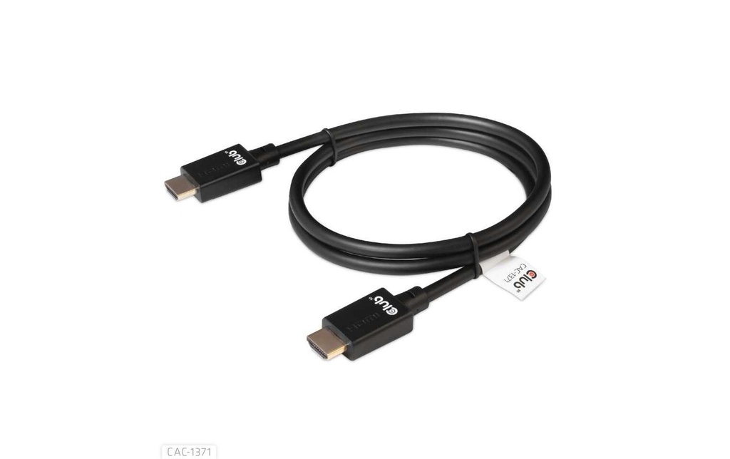 Club 3D Câble Ultra High Speed 4K120Hz, 8K60Hz HDMI 2.1 - HDMI, 1 m - disponible à Cossonay