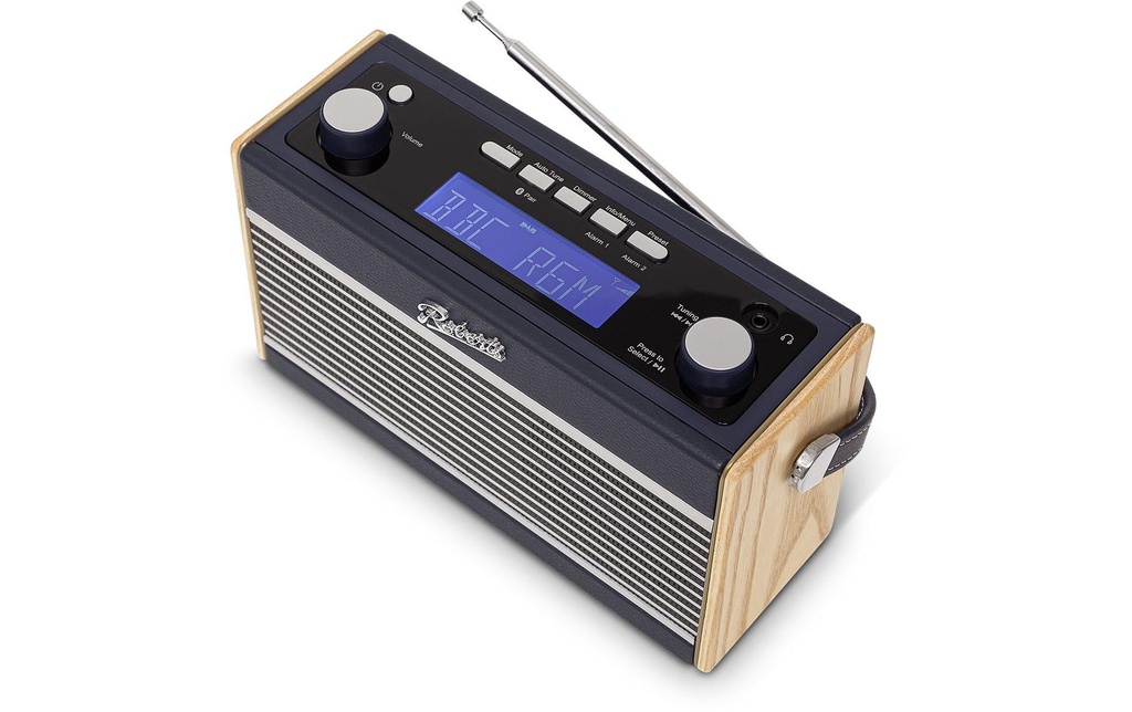 Roberts Radio DAB+ Rambler Stereo Navy Blue