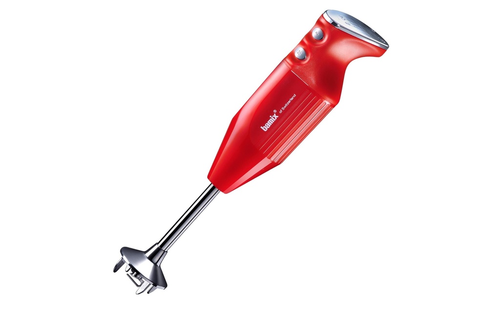 Bamix Mixeur plongeant M250 Prime Chrome/Rouge en vente à Cossonay, Morges, La Sarraz, Echallens, Lausanne