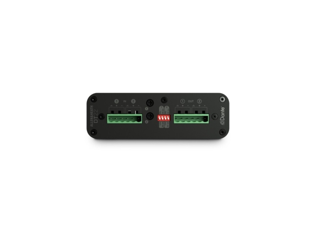 ALLEN &amp; HEATH DT22 M - Inteface d'entrées/sorties Dante, 2 in / 2 Out en vente à Cossonay