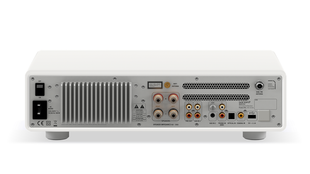 Sonoro Ampli-Tuner-CD MAESTRO X Schwarz-Matt Schwarz
