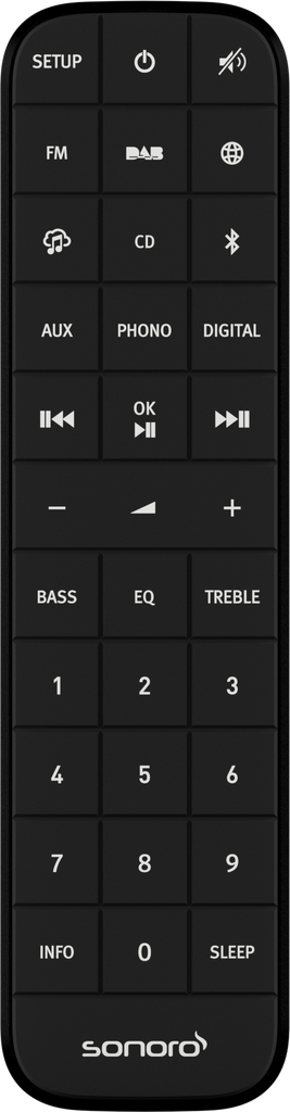 Sonoro Ampli-Tuner-CD MAESTRO X Schwarz-Matt Schwarz