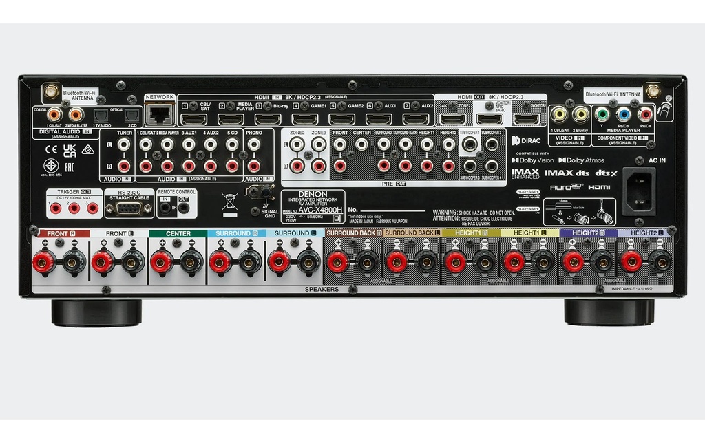 Denon Récepteur AV AVC-X4800H - disponible à Cossonay