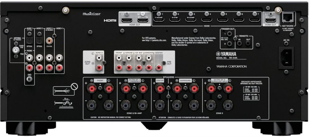 Yamaha ampli-tuner Home Cinéma RX-A4A noir