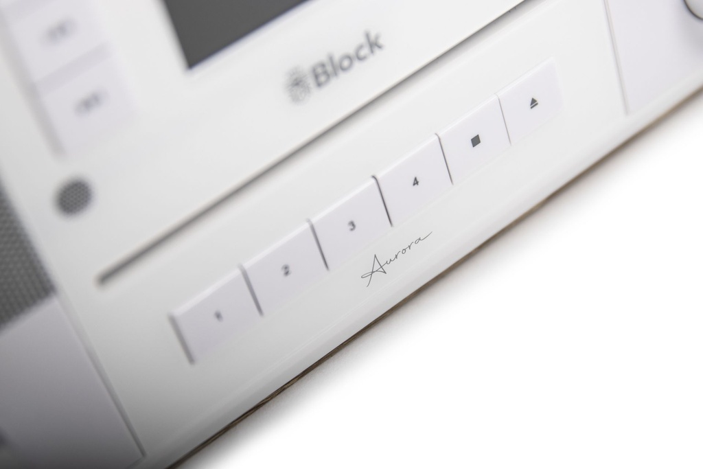 Block radio design Aurora en vente à Cossonay, Morges, La Sarraz, Echallens, Lausanne