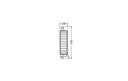 OSRAM Lampe Superstar Line 118, 15W, R7 s Blanc chaud