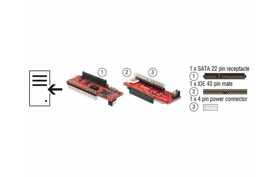 Delock Convertisseur 62510 SATA - IDE