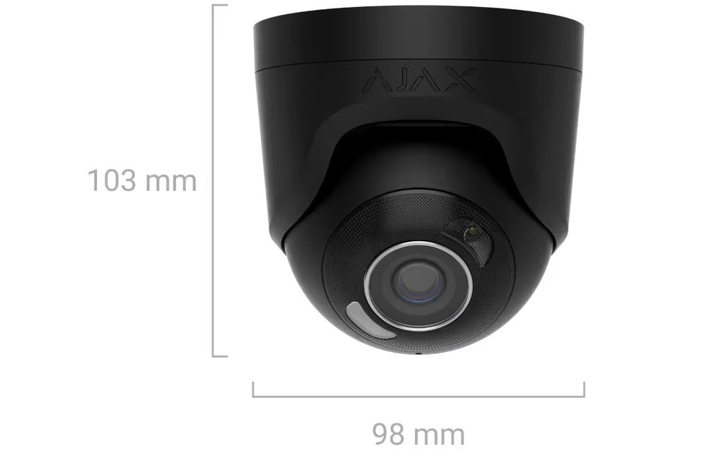 AJAX Caméra réseau TurretCam HL 8MP/2.8 mm