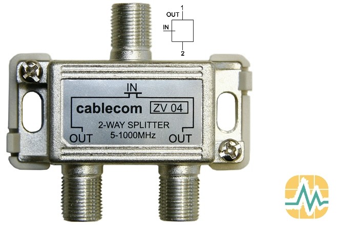 Répartiteur 2 voies, 3.8 dB CABLECOM