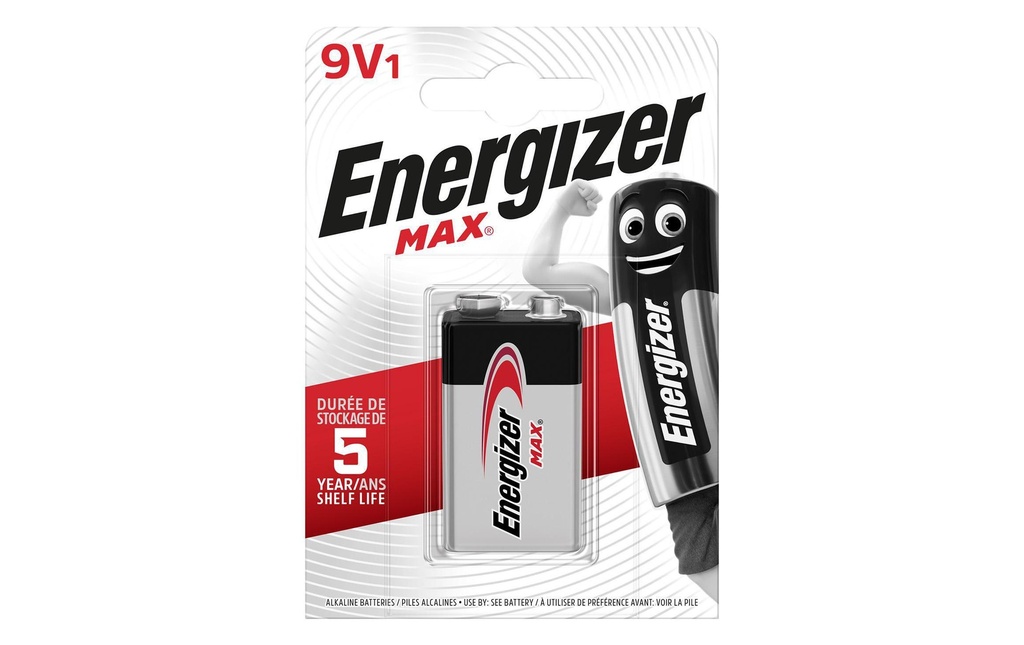 Energizer Pile MAX 9V / 6LR61 1 Pièce/s