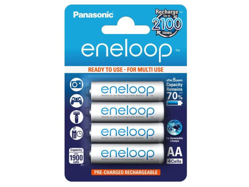 Panasonic Accumulateur Eneloop BK-3MCCE/4BE 1900 mAh