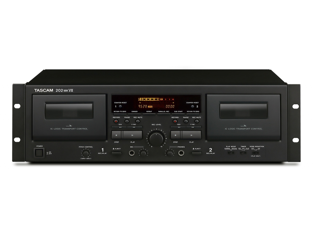TASCAM 202mkVII - Double platine casette, USB