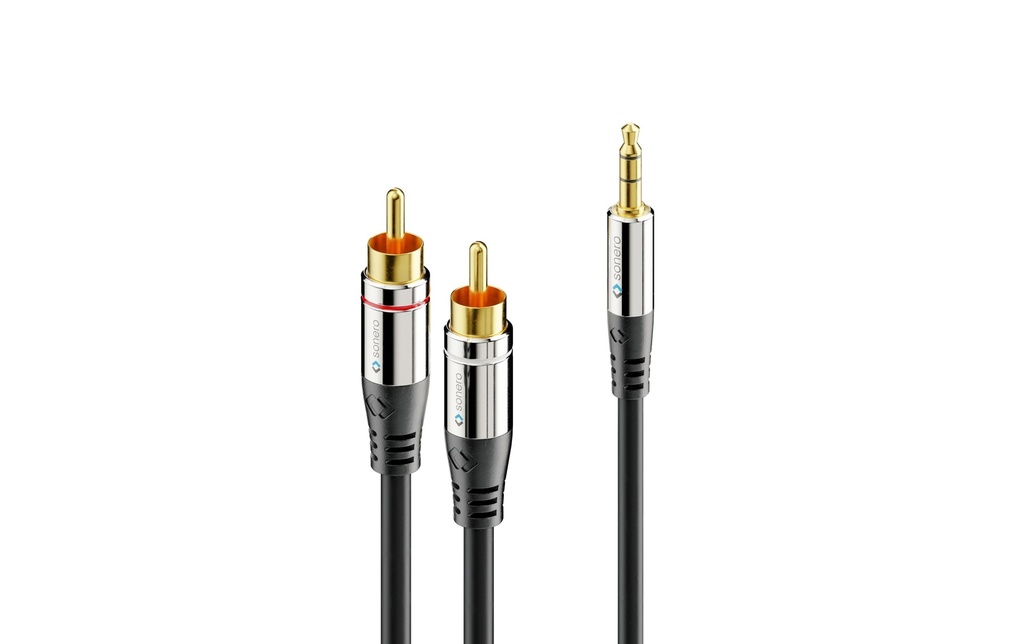 sonero Câble audio jack 3.5 mm - Cinch 1 m