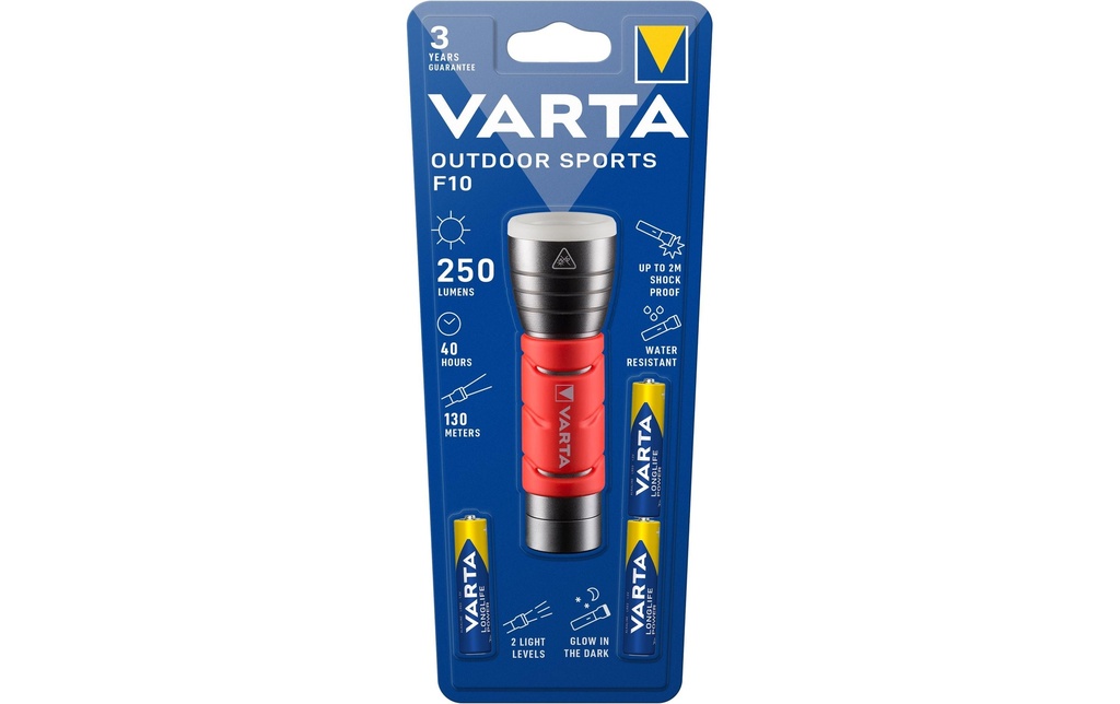 Varta Lampe de poche LED Outdoor Sports Flashlight