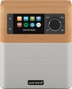 Sonoro  radio design STREAM érable - blanc