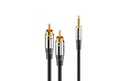 sonero Câble audio jack 3.5 mm - Cinch 2 m